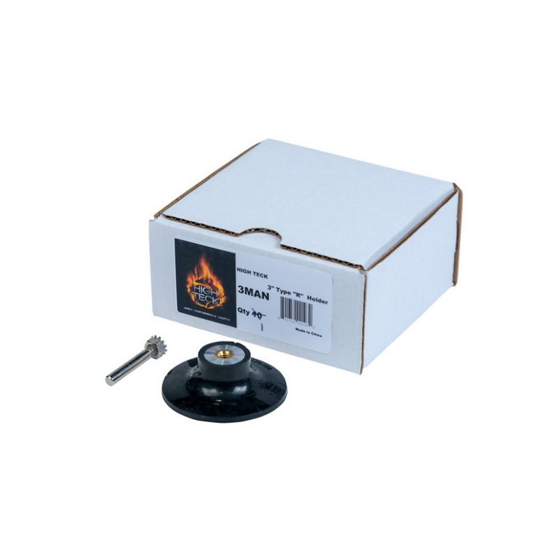 High Teck 3MAN Mandrel and Back-Up Pad, 3-in