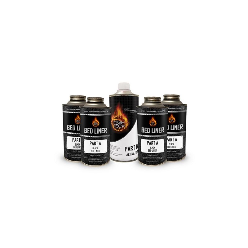 High Teck BL100 50 State Compliant Black Truck Bed Liner Kit 3.24 lb/gal VOC