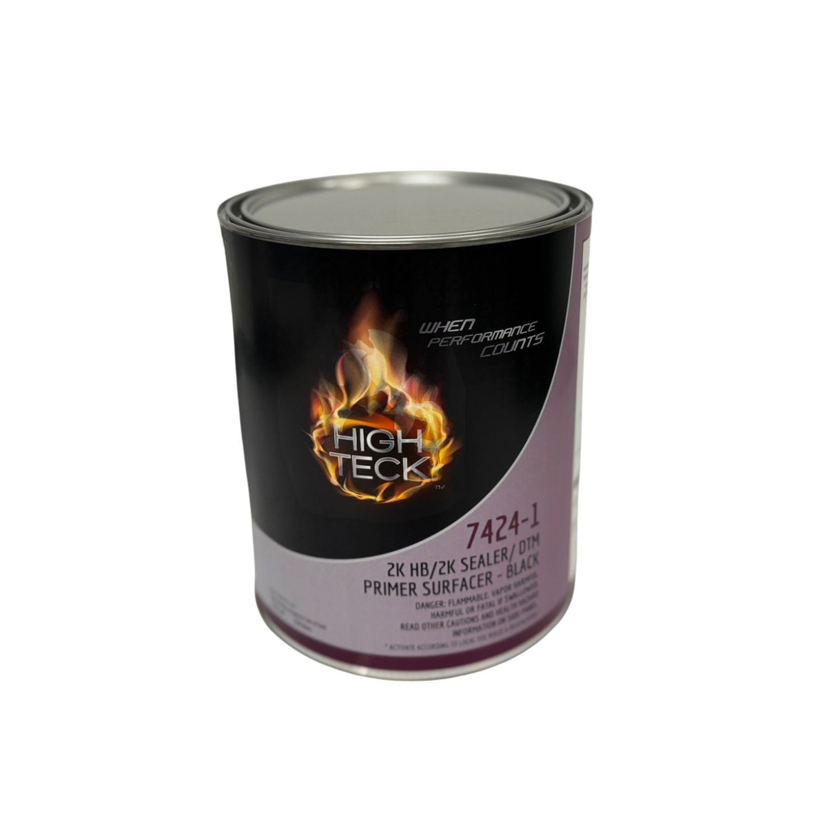 High Teck 7424-1 Black Urethane Primer/Sealer, 2K High Build
