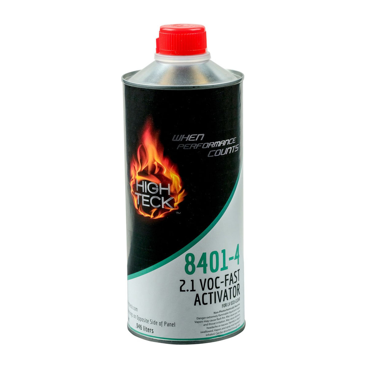 High Teck 8401-4 Fast Activator - Quart, Pairs with Eco Clear for High-Gloss Low-VOC Finish