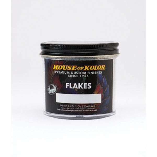 House of Kolor F15-C01 Dry Flake Silver 6 oz Can 1/64th Hex