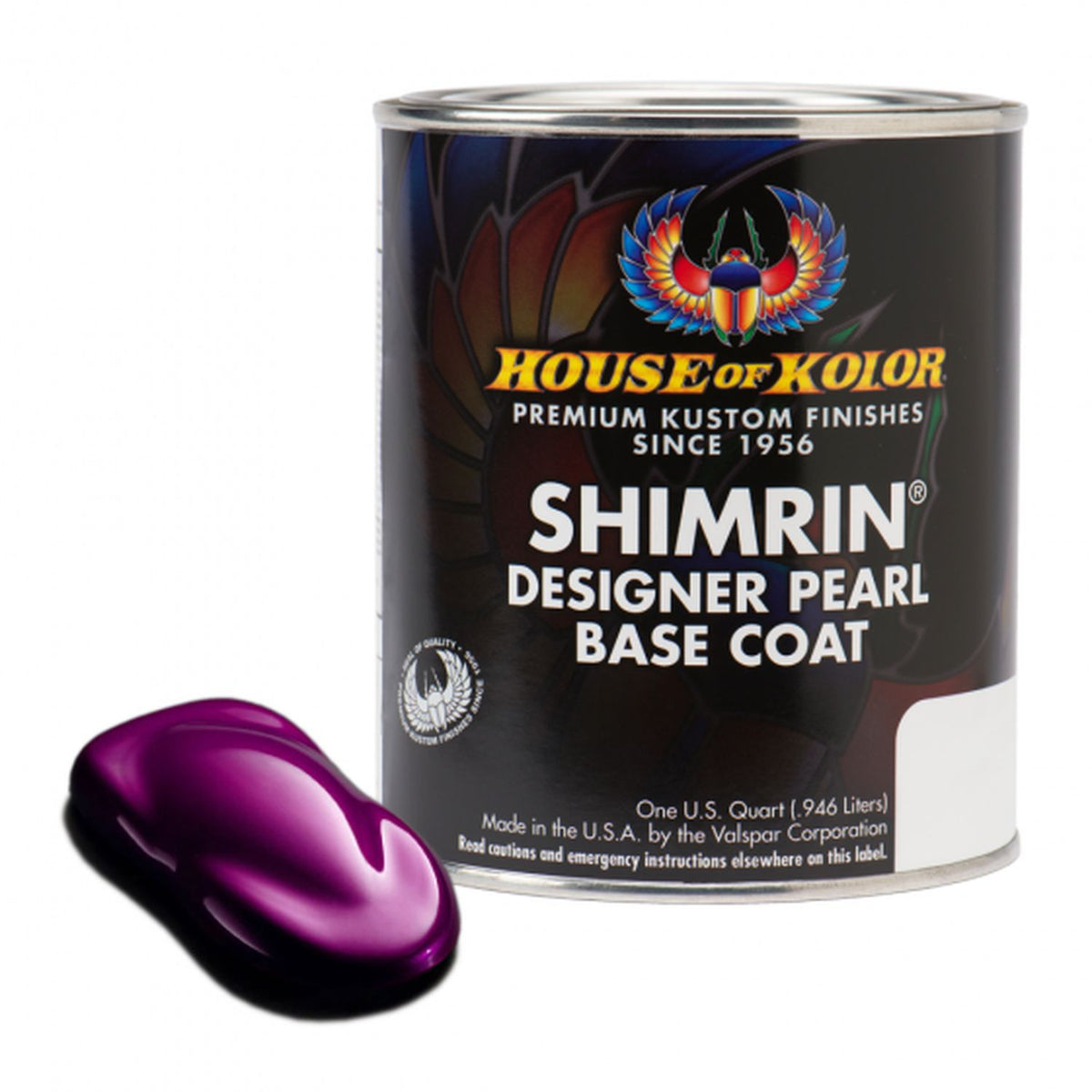 House of Kolor C2C-PBC65-Q01 Universal Basecoat Passion Pearl 1 qt Can
