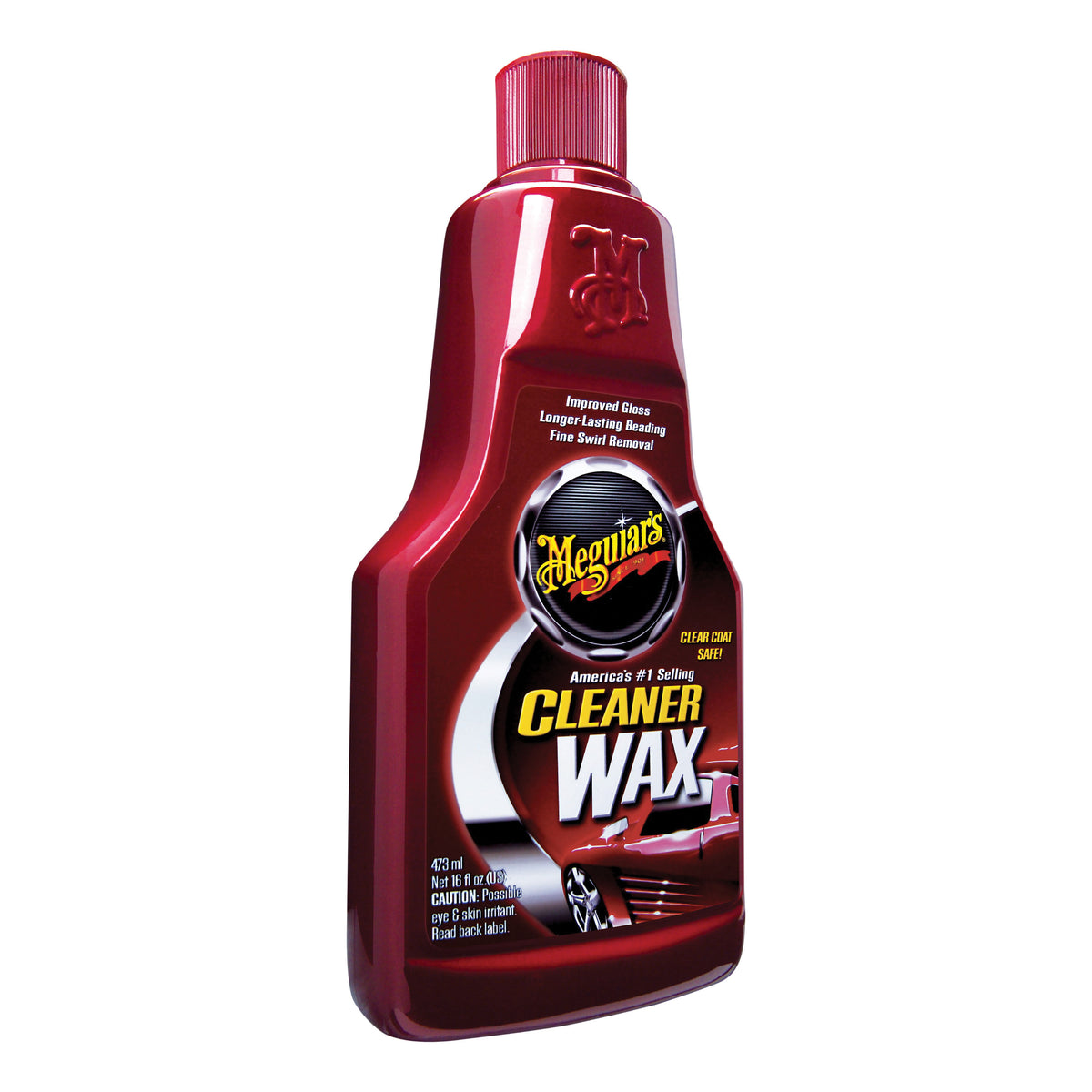 Meguiar's Cleaner Wax A1216 16 oz Creamy Ivory Liquid - High gloss protection for paint and clear