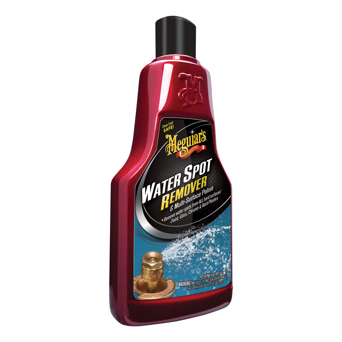 Meguiar's Water Spot Remover A3714 14 oz Off-White Bottle - Removes spots from paint, glass