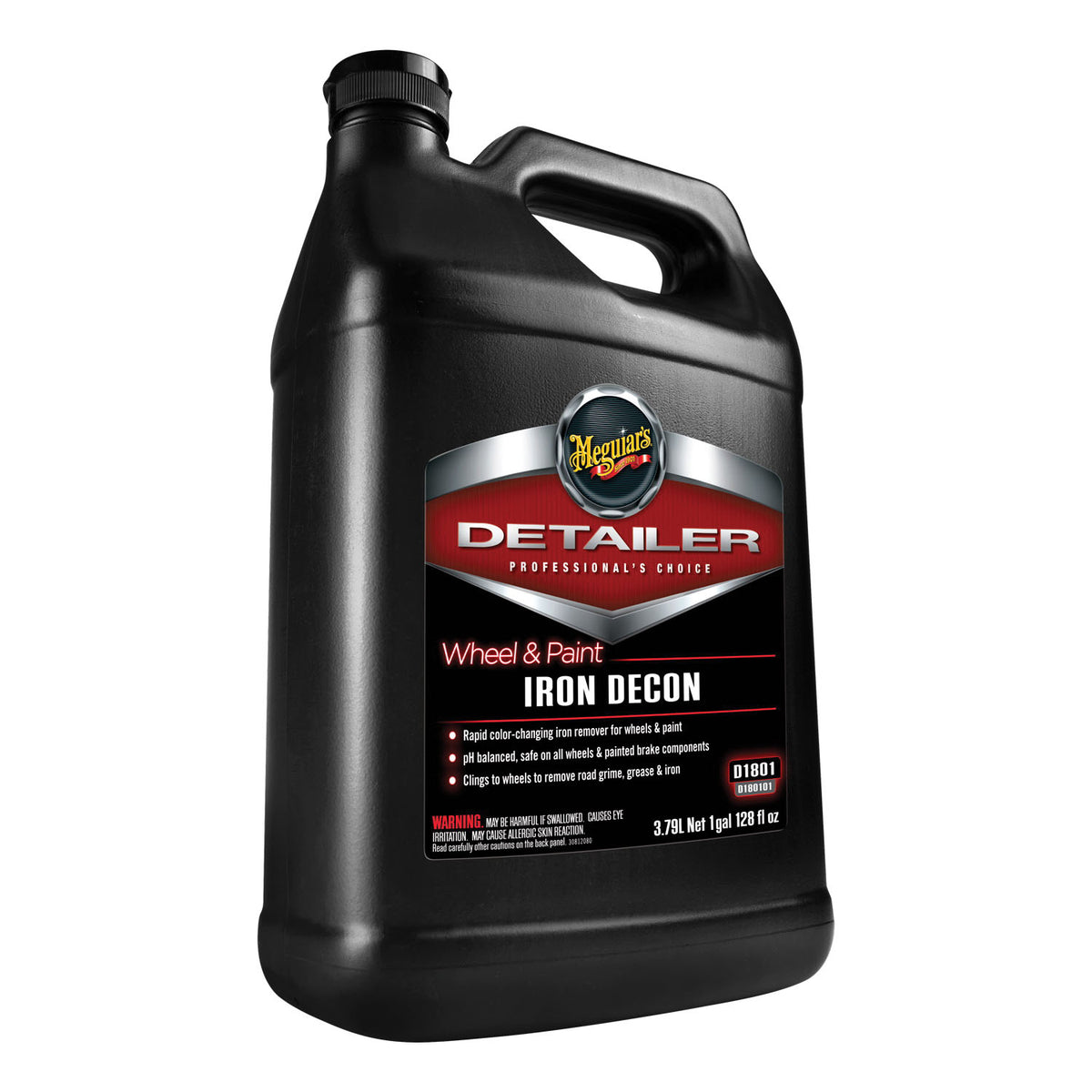 Meguiar's D180101 Wheel and Paint Iron Decon 1 gal Jug Orange/Red Liquid