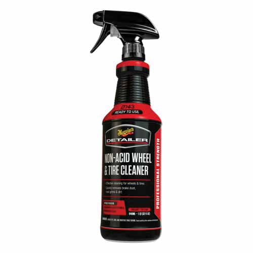 Meguiar's DRTU14332 Non-Acid Wheel and Tire Cleaner 32 oz Dark Red
