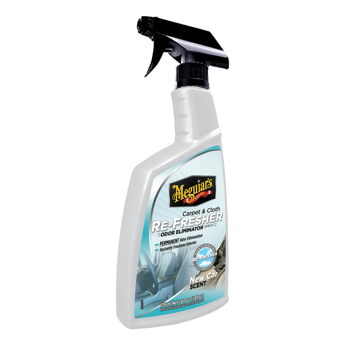 Meguiar's G180724 Carpet and Cloth Re-Fresher 24 oz Clear Aerosol Can