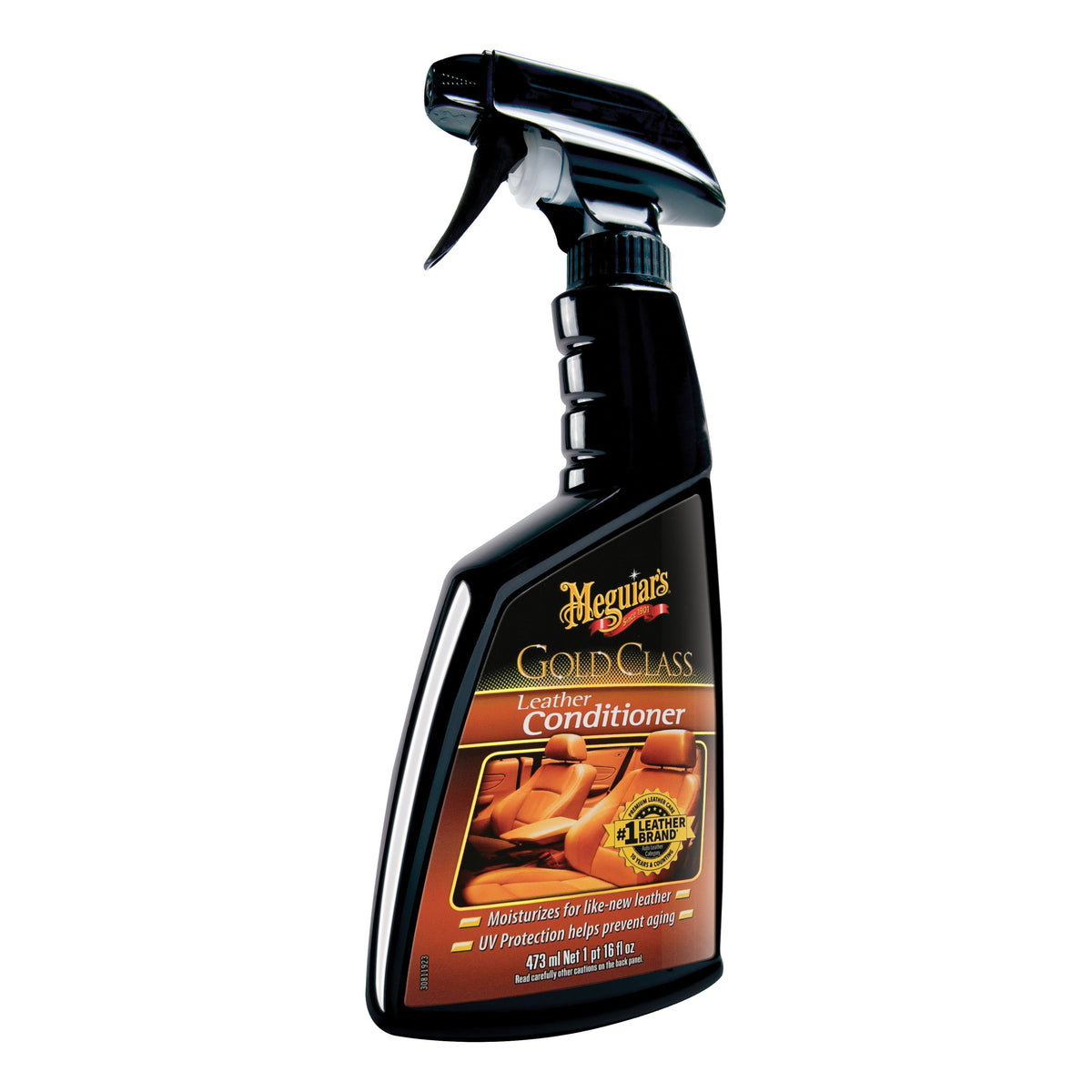 Meguiar's G18616 Leather Conditioner 16 oz Translucent Yellow Bottle, Moisturizing Formula