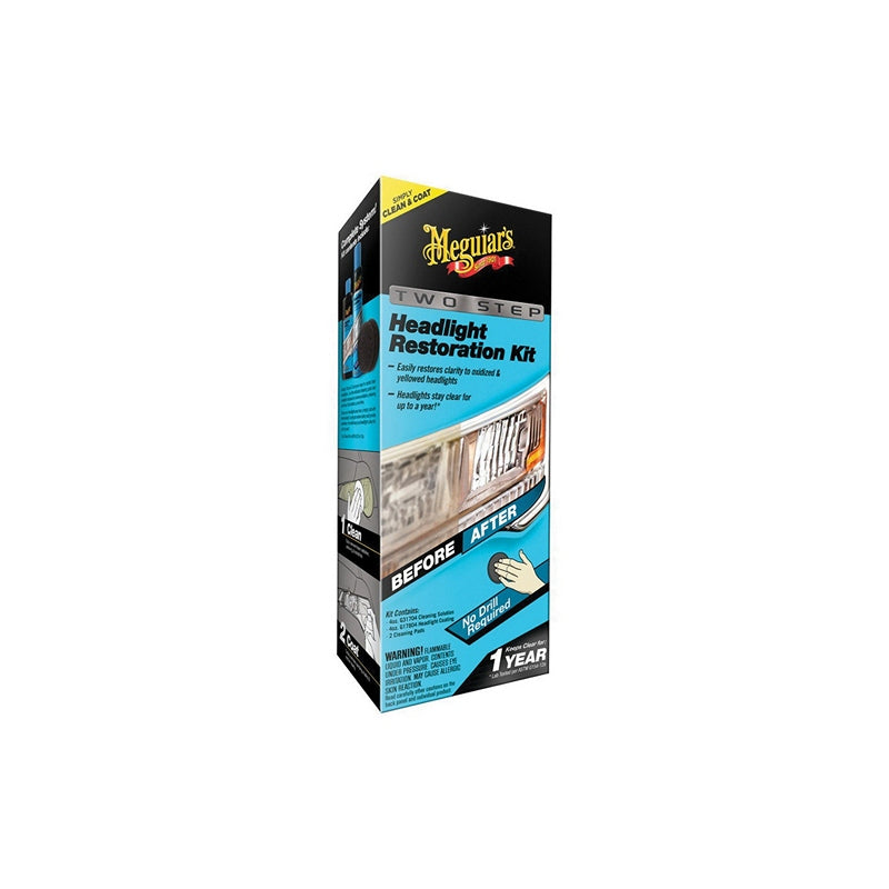 Meguiar's G2970 Two-Step Headlight Restoration Kit - Lime, 28.8% VOC