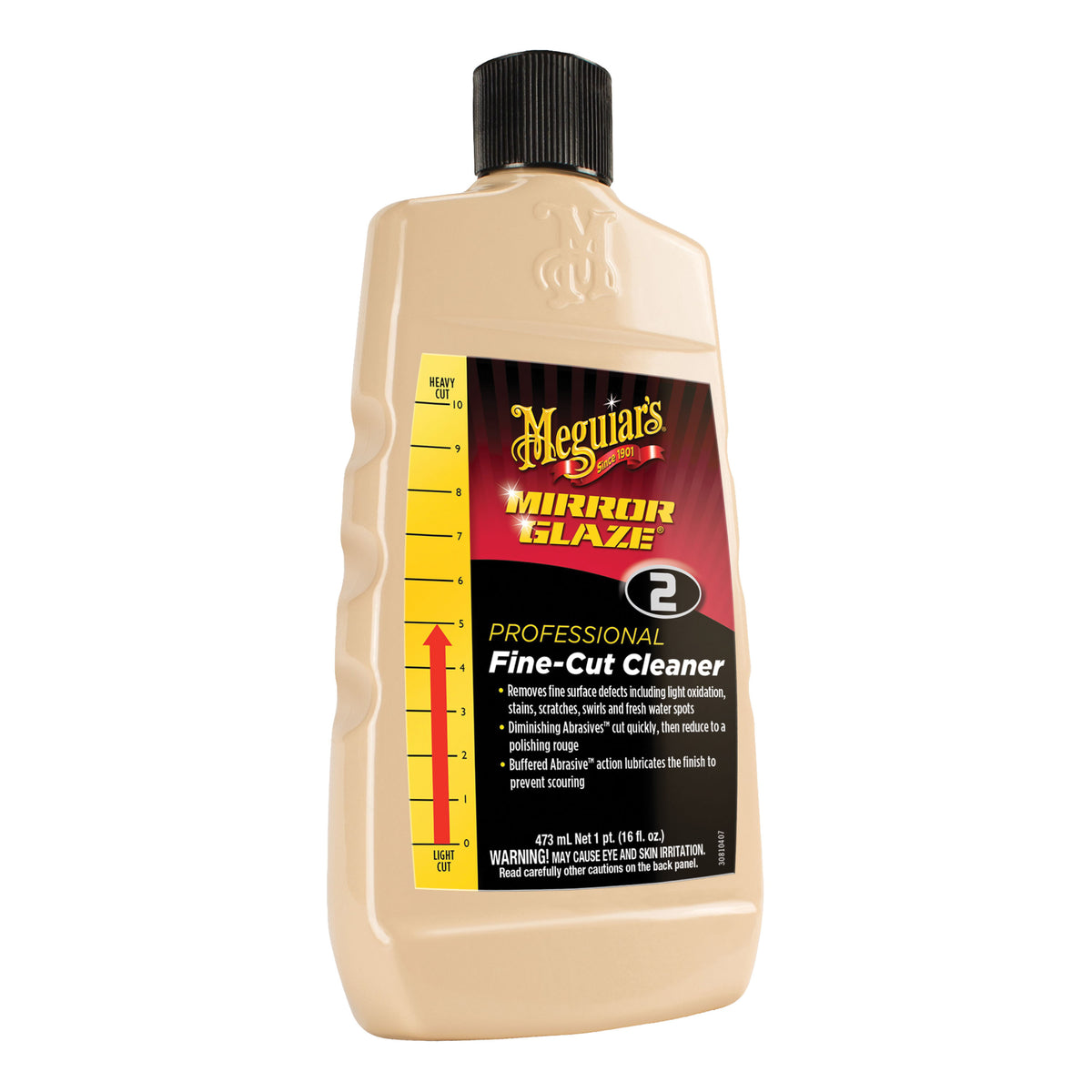 Meguiar's M0216 Mirror Glaze Fine-Cut Cleaner Compound 16 oz Grayish Brown