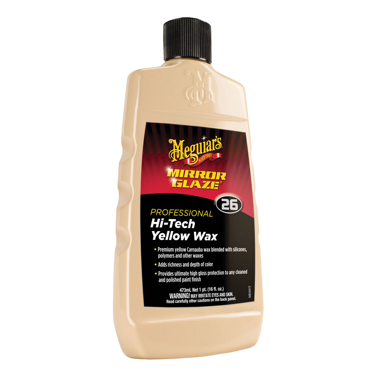Meguiar's M2616 Hi-Tech Wax 16 oz Light Yellow Paste