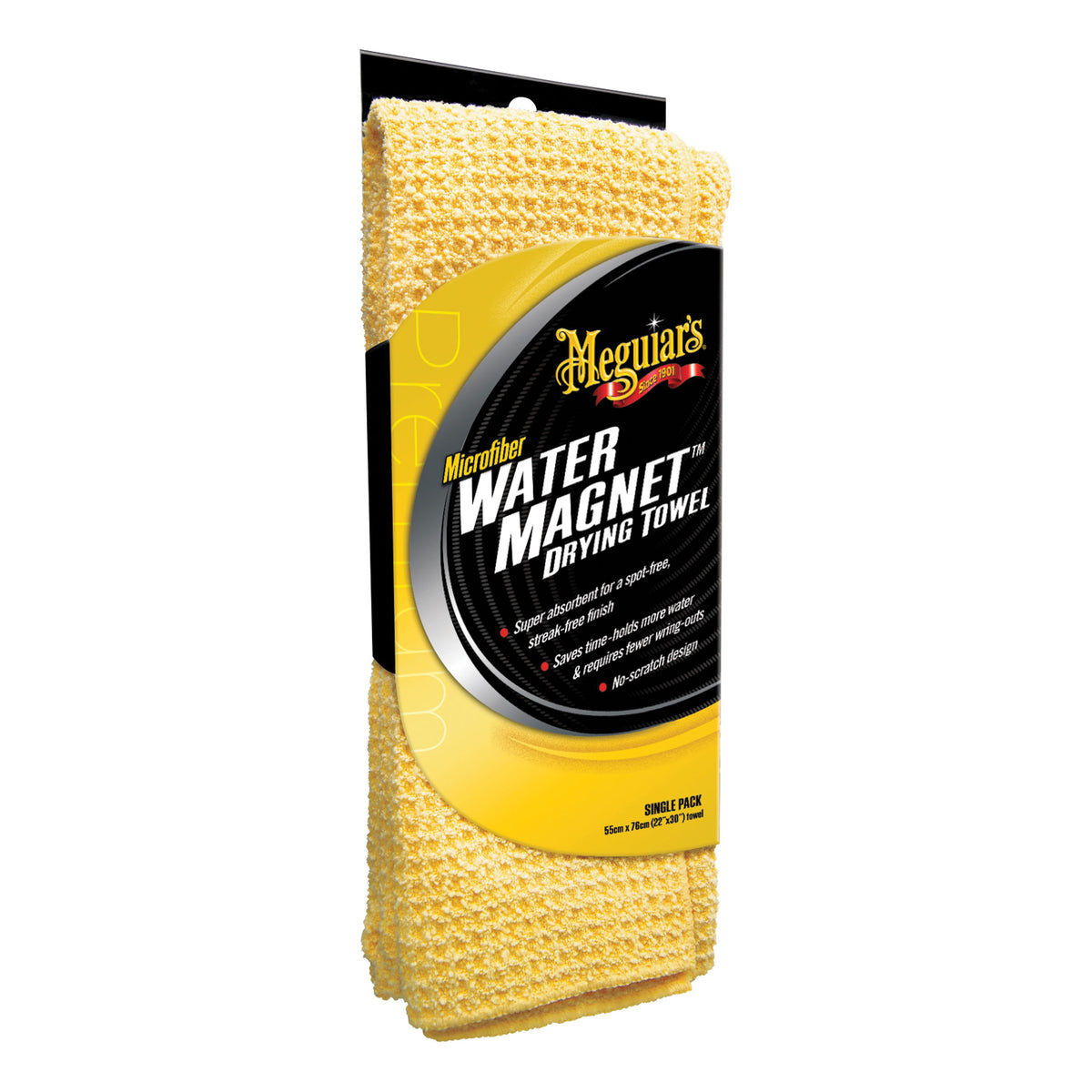 Meguiar's Water Magnet X2000 Drying Towel, 22 x 30 in (Large), Microfiber