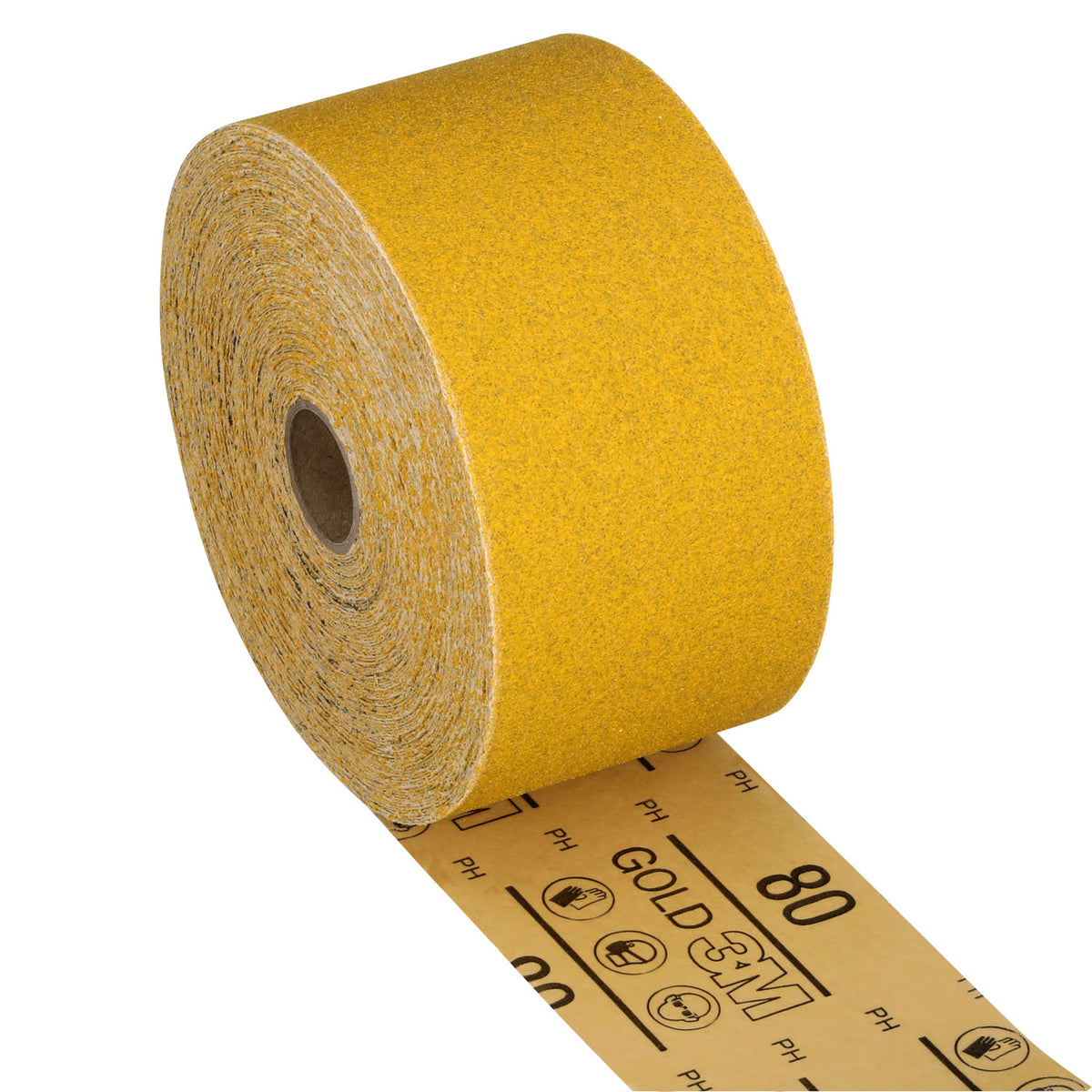 3M Stikit Gold Sheet Roll 2781 80D Grit 2-3/4" x 25 yd 10 per case