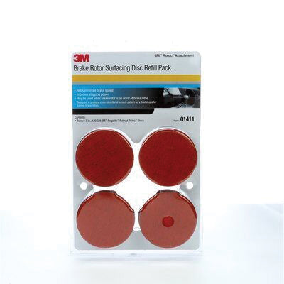 3M 1411 Roloc Brake Rotor Surface Conditioning Disc Refill Pack 3 in 120 Grit Brown