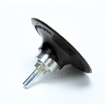 3M 5540 Round Disc Pad Assembly 3 in Dia Black Roloc TR Attachment