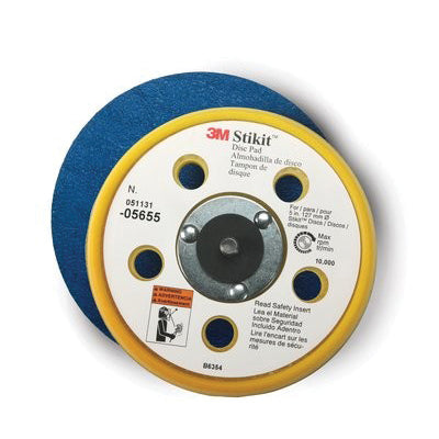 3M 5546 Low Profile Finishing Disc Pad 12.7 cm Dia 5/16 in-24 TPI PSA