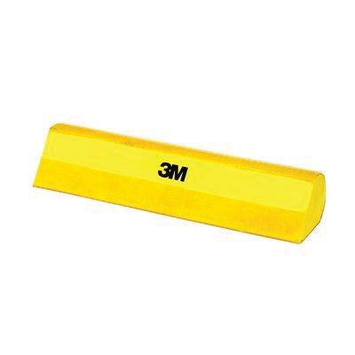 3M Sanding Block 5691 10 in Dia x 2-1/8 in Hook-and-Loop Yellow