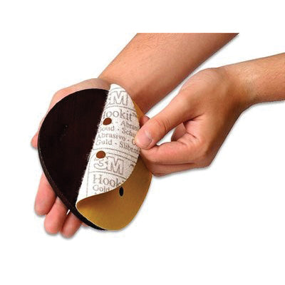 3M Disc Hand Pad 5791 6 in Dia Hook-and-Loop Black