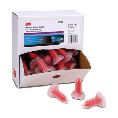 3M Dynamic Mixing System Nozzle 5847 Red Plastic