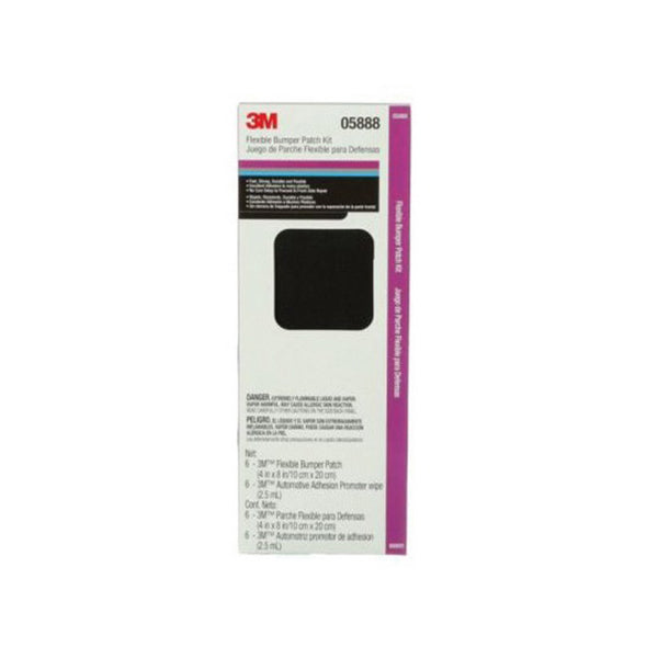 3M 5888 Flexible Plastic Patch 8 × 4 in Black TPO - Pack of 6