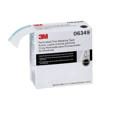 3M 6349 Perforated Trim Masking Tape 10.94 yd x 2 in Blue