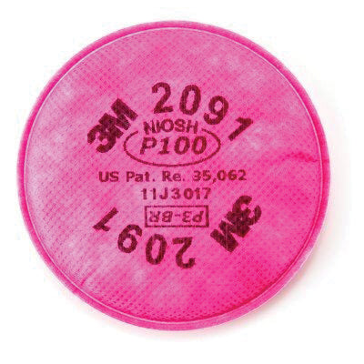 3M 7000 Magenta P100 Particulate Filter - Compatible with 6000 Series Respirators