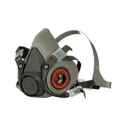 3M 7025 Half-Mask Respirator Medium, Gray Thermoplastic Elastomer, NIOSH Approved for Particulates