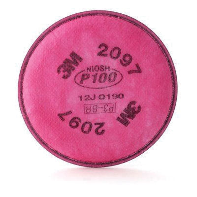 3M Particulate Filter 7184 P100 Magenta Reusable with Organic Vapor Relief - Includes Nuisance