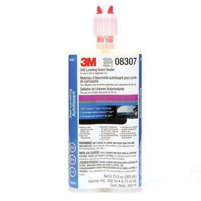 3M 8307 Seam Sealer Cartridge 6.75 oz Clear, 8 min work, 1 hr cure