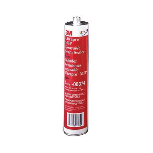 3M 8374 Gray Sprayable Seam Sealer 10.5 oz Cartridge – 5‑10 min Work, 24 hr Cure