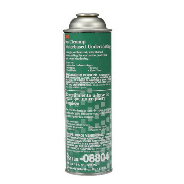 3M 8804 Water Based Undercoating 22.4 oz Black Can