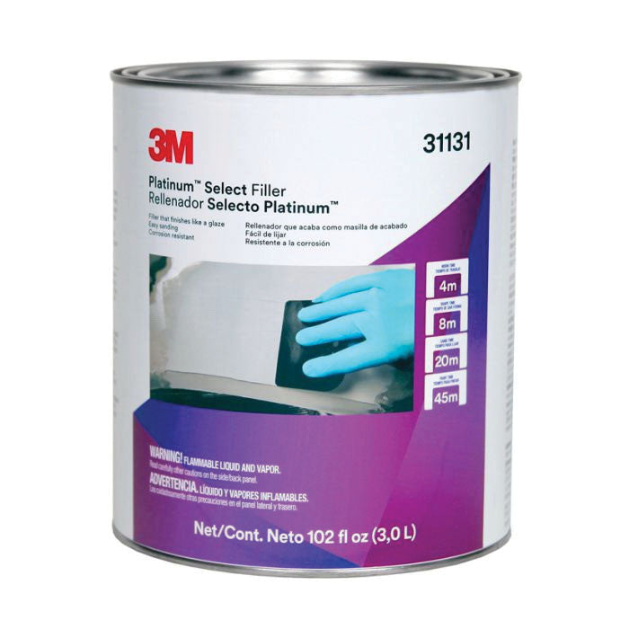 3M 31131 Platinum Body Filler 1 gal Lavender Paste Can