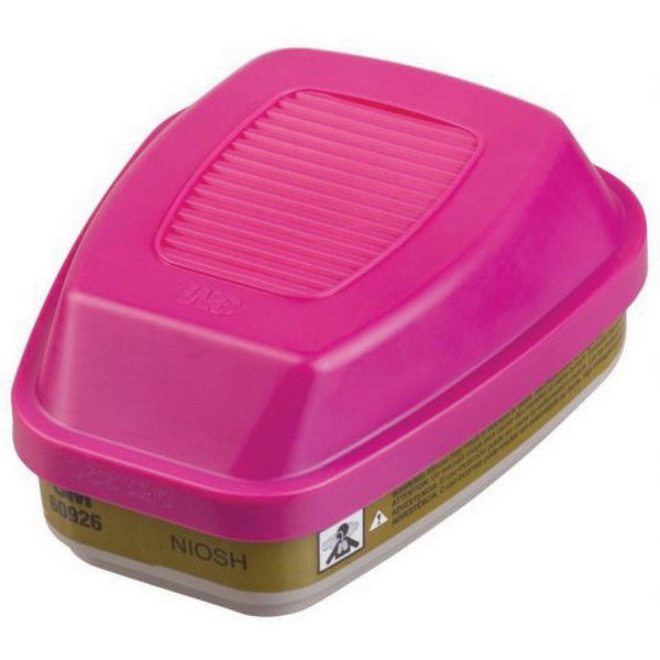 3M 54187 Multi-Gas/Vapor Cartridge Magenta/Olive, Compatible with 6000, 7800 and FF-400 Series