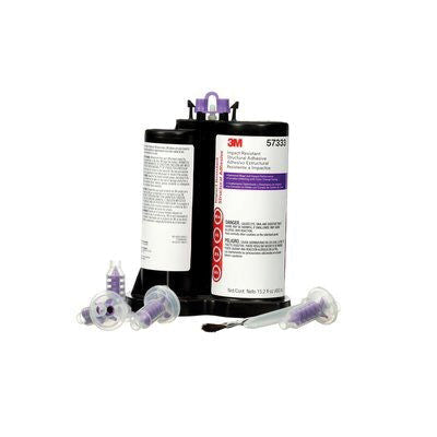 3M 57333 Impact Resistant Structural Adhesive 450 mL Silver Gray Cartridge