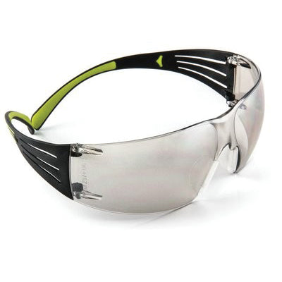 3M SecureFit 66213 Protective Eyewear 400 Series, Universal Size, Mirror Lens, Adjustable Nose Pads