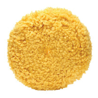 Perfect-It™ 5754 Double Sided Polishing Pad 9.9 in Yellow - Quick Connect Wool Pad