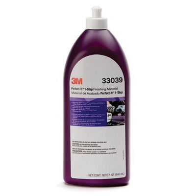 3M Perfect-It 33039 One-Step Finishing Material - Purple, 32 oz Bottle