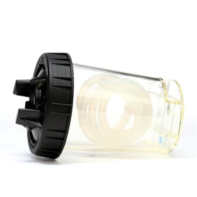 3M Mini High Output Pressure Hard Cup 180 mL (Part 16121) with collar and hose for HGP spray gun