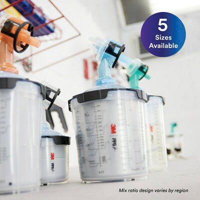 3M PPS Series 2.0 MIDI 6-Pack Starter Kit 400 mL - includes 6 lids with 200 µm filters, 6 liners
