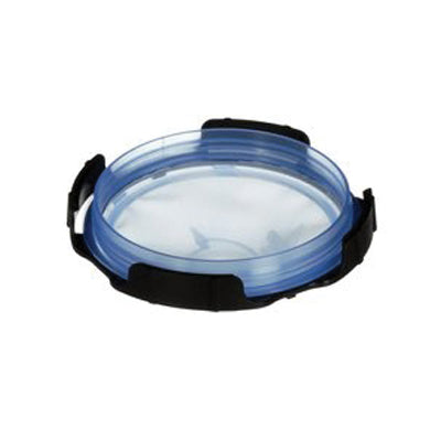 3M PPS Series 2.0 Light Blue Cup Lid - quarter turn lock with 125 µm full-diameter filter for midi