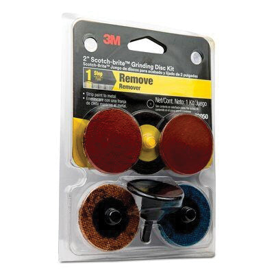 Scotch-Brite 3050 Assorted Grinding Disc Kit 2 in 36/80/120 Grit, Fine and Coarse