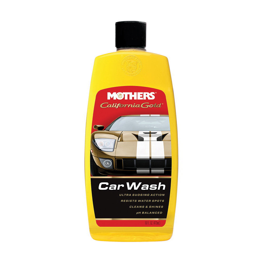 Mothers 05600 California Gold 16 oz Gold Liquid Car Wash for Thorough Cleaning