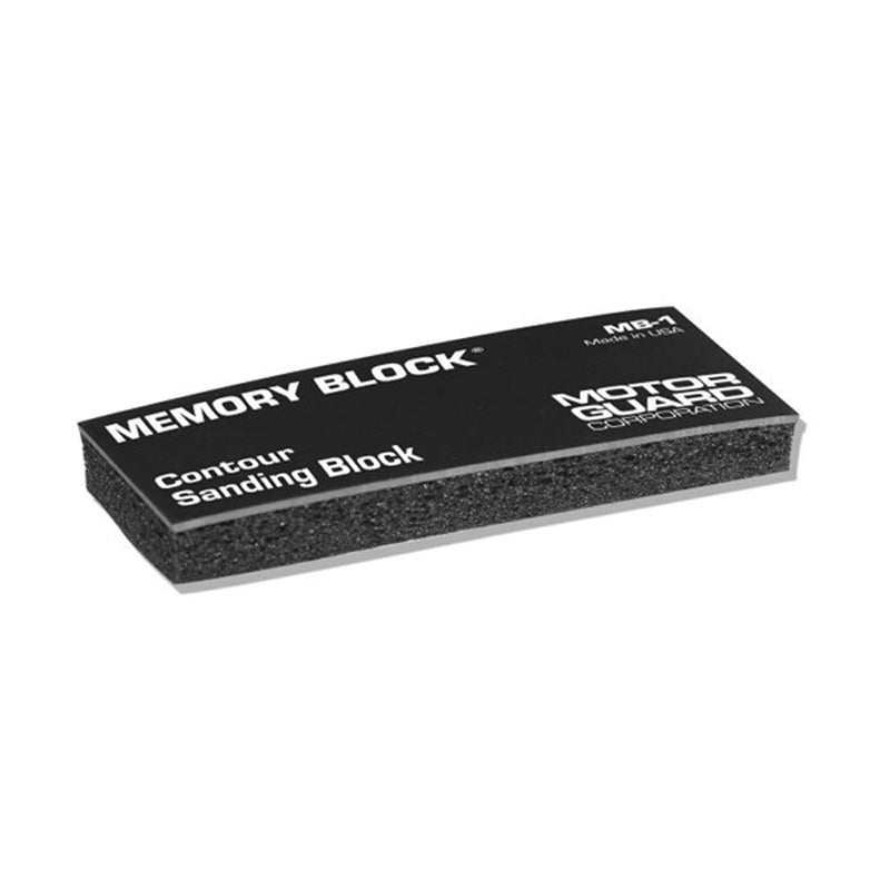 Motor Guard MB-1 Memory Sanding Block 2-5/8 in W x 6-1/2 in L with PSA attachment for fender crowns