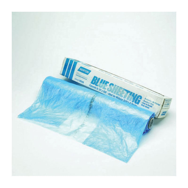 Norton Premium Tri-Layer Paintable Sheeting Blue 20 ft × 350 ft 0.4 mil - Part 03723