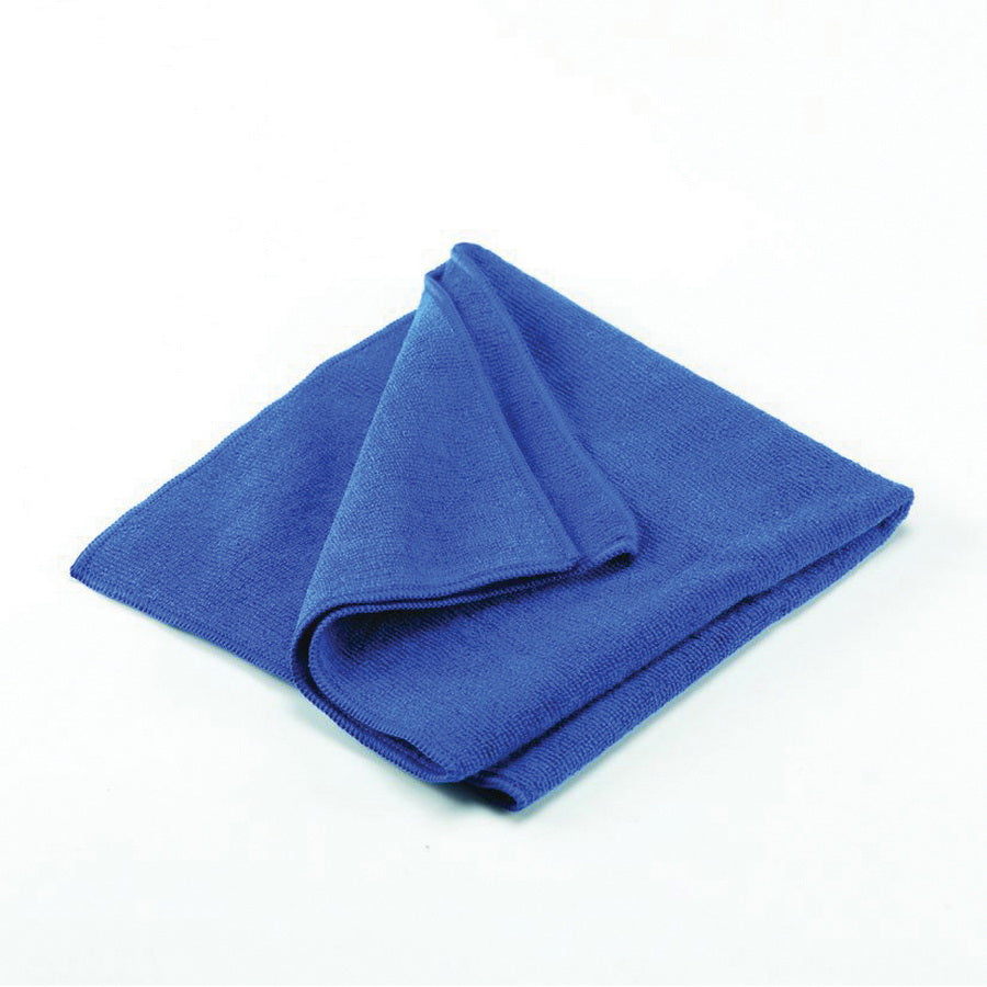 Norton Microfiber Cloth 04402 Blue 16 in x 16 in Reusable Detailing Toweling