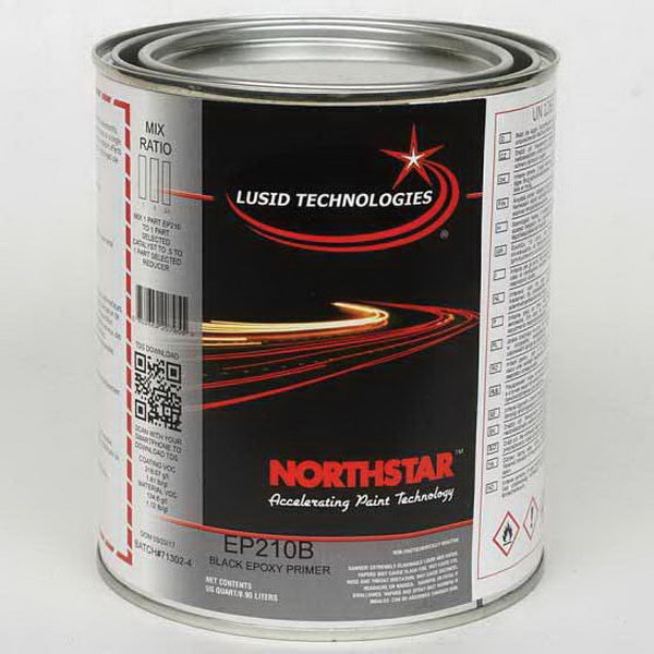 North Star EP210BQ High Build Epoxy Primer 1 qt Black