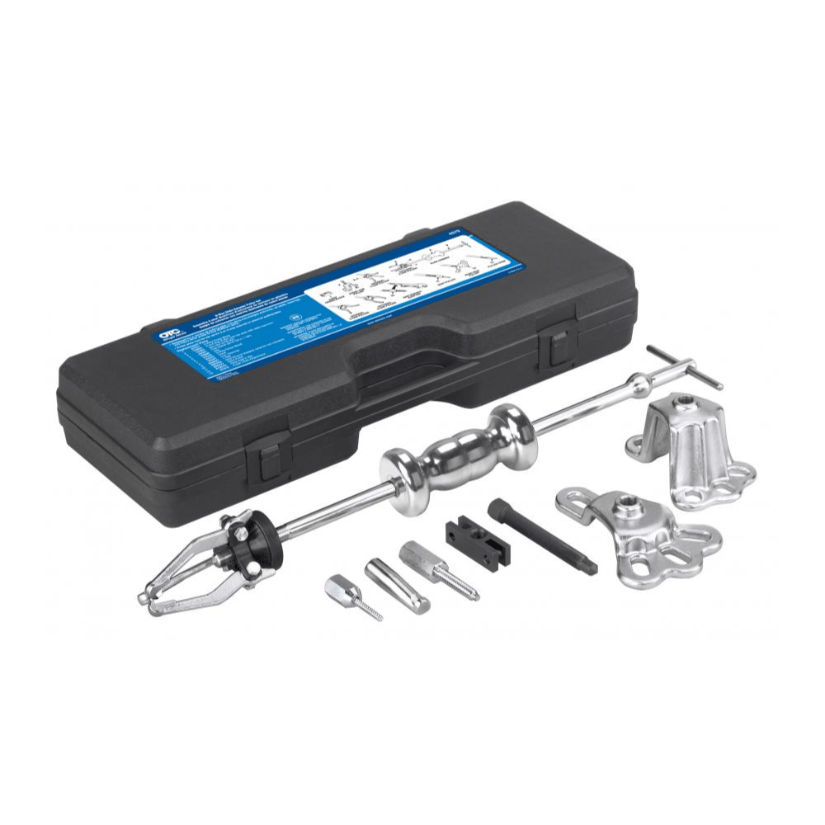 OTC Tools 4579 9-Way Slide Hammer Puller Set with Grip Wrench Adapter, Dent Puller Attachment and