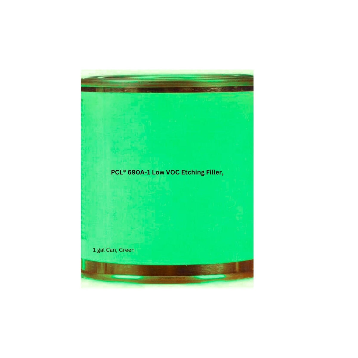 Pacific Coast Lacquer 690A-1 Low VOC Etching Filler, Green, 1 gal Can