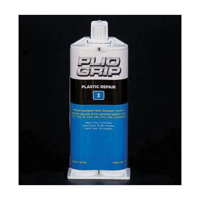 Plio-Grip 8001 Plastic Repair 3 Plastic Repair 220 mL Beige (Part A) / Black (Part B) Cartridge