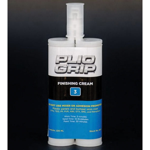 Plio-Grip 8003 Plastic Repair Finishing Cream 220 mL Blue (Part A) / Yellow (Part B) Cartridge